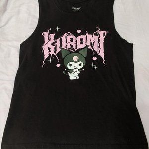 Sleeveless Kuromi Sanrio Shirt